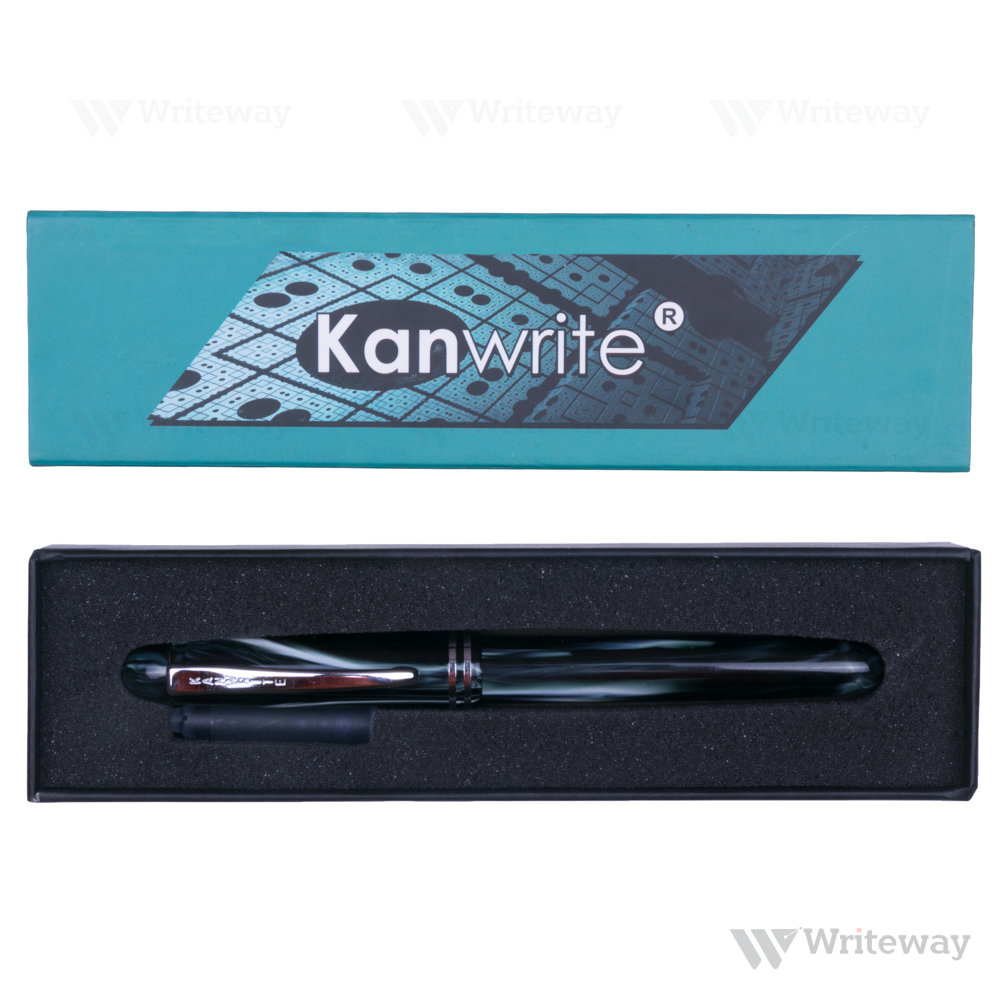 KANWRITE DESIRE FOUNTAIN PEN MARBLE BLACK
